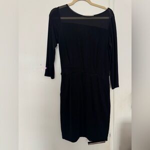 RACHEL Rachel Roy Asymmetrical Black cocktail Dress